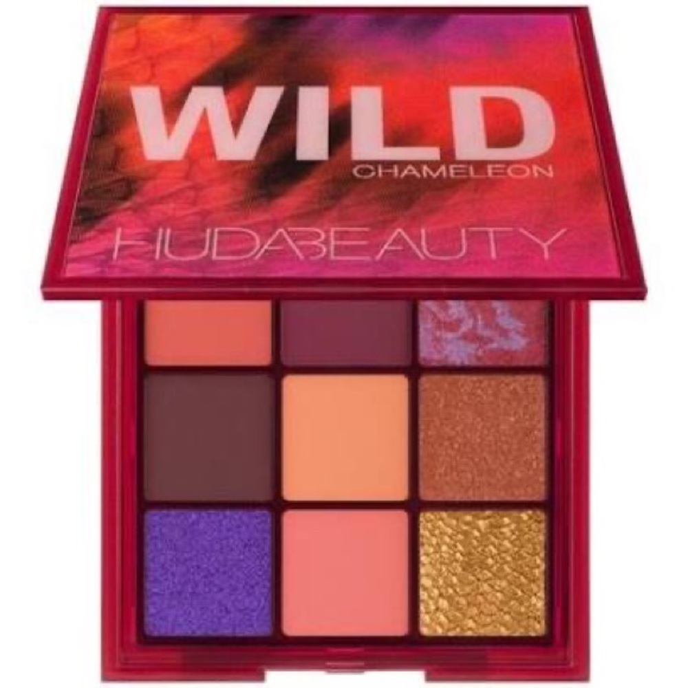 ‼️NEW‼️HUDA BEAUTY Wild Obsessions CHAMELEON Pressed Pigment Eyeshadow Palette